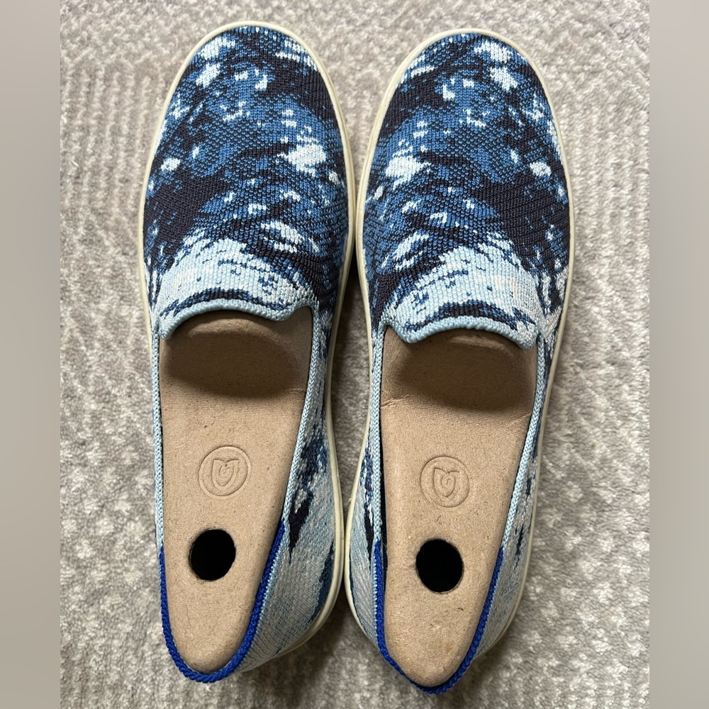 Rothy’s x Butcher’s Daughter shibori sneakers, size 8
